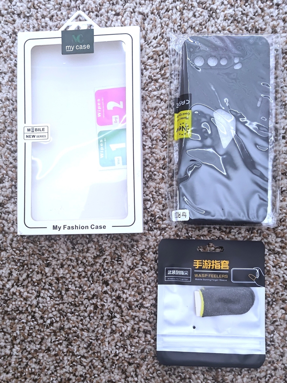 Asus Rog 3 Phone Case With Gaming Thumb Sleeves